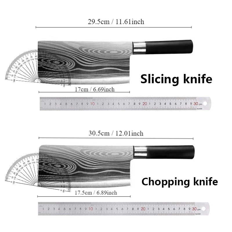 Conjunto de facas de cozinha utilitárias com padrão de damasco a laser, conjunto de hastes de afiação de tesouras, faca de chef afiada de aço inoxidável, ferramenta de cozinha.