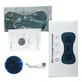 Mini massageador de pescoço, estimulador muscular elétrico, adesivos para massagem cervical, almofadas de massagem com controle remoto para a saúde do corpo e das costas - Nuvetzi.