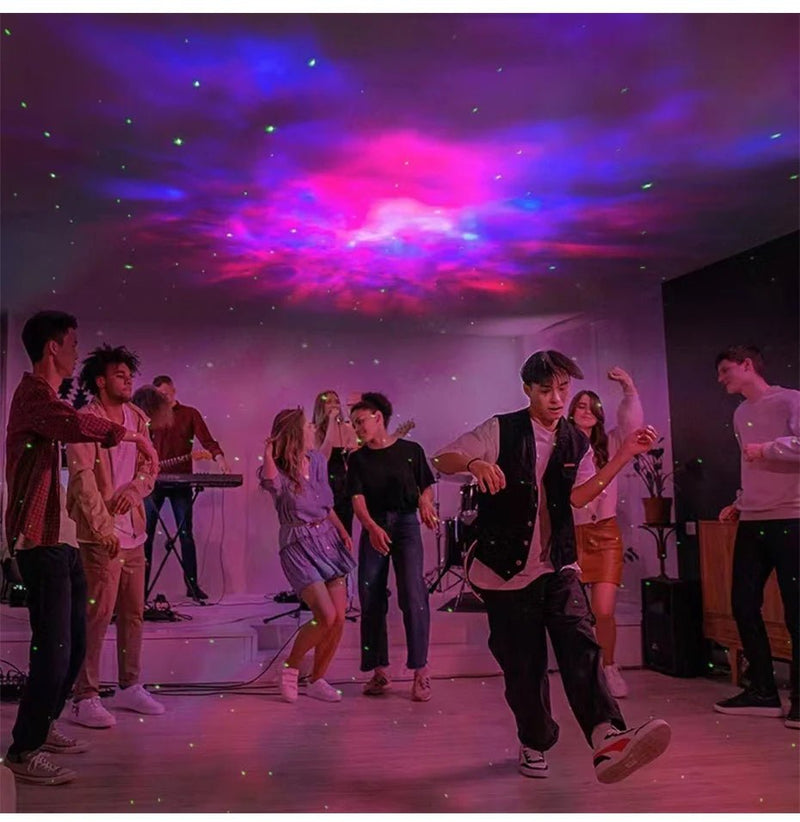Projetor de luz 2025, céu estrelado, aurora, astronauta, espaço, projetor, nebulosa, teto, quarto, decoração de casa, presente infantil. - Nuvetzi.